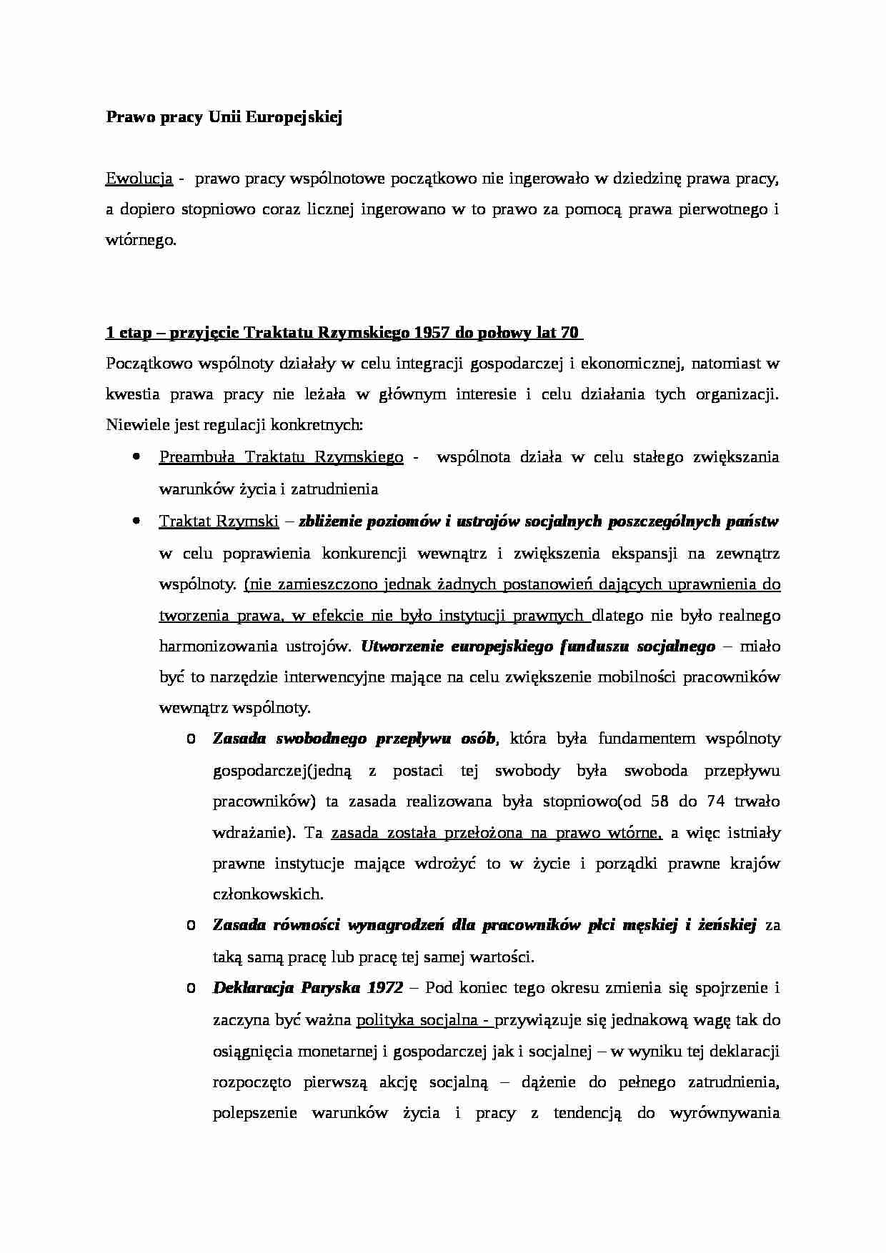 prawo pracy UE - strona 1