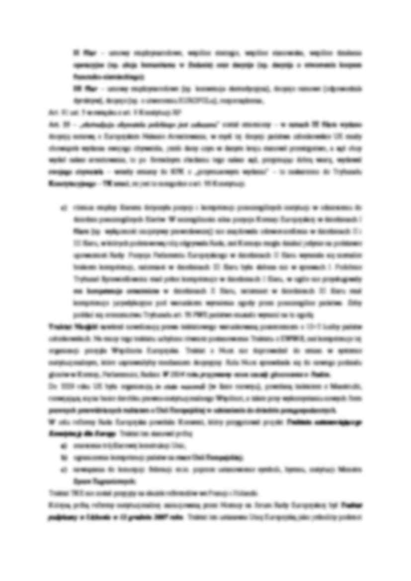 Prawo Unii Europejskiej - Traktat z Maastricht  - strona 2