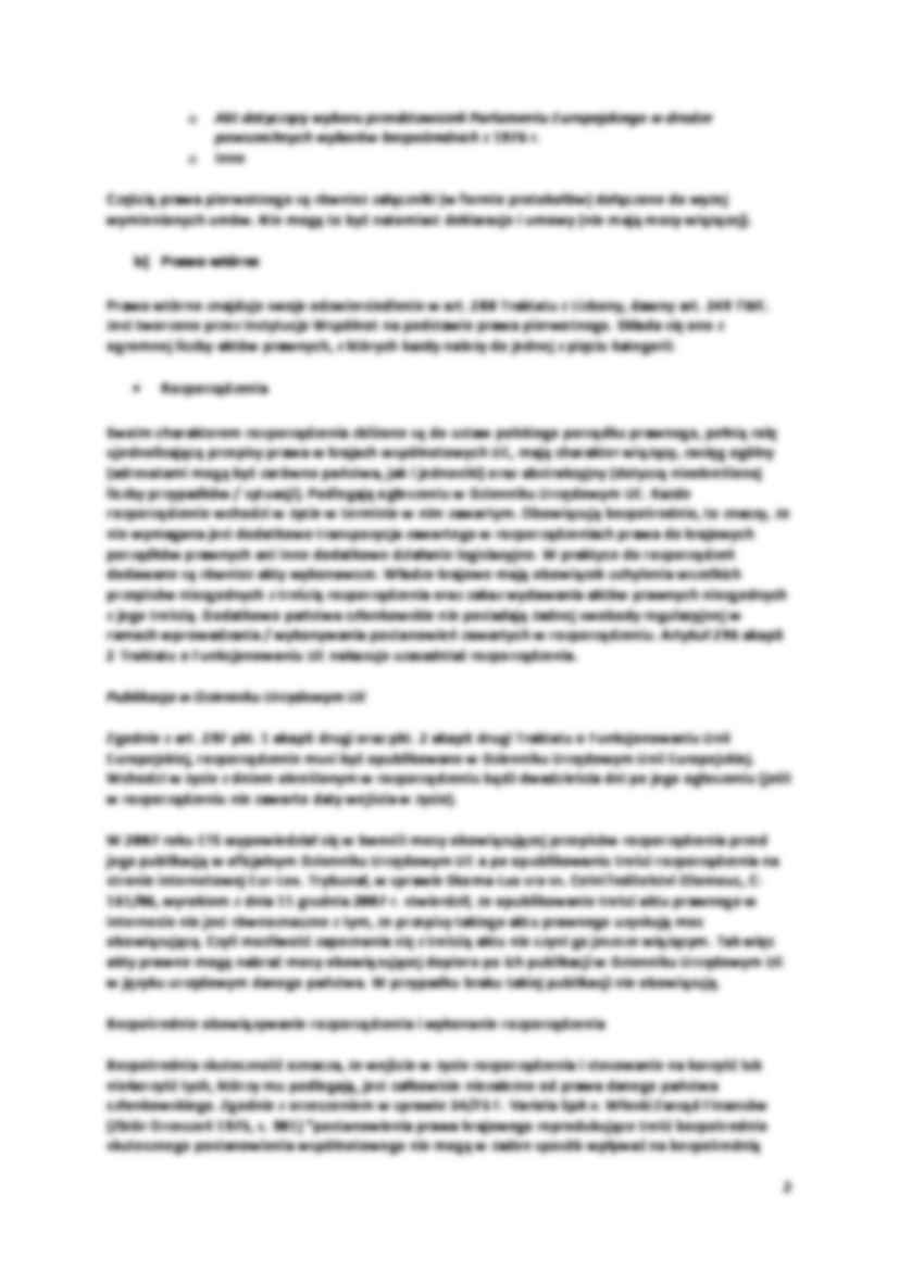 zagadnienia na egzamin Unii Europejskiej - strona 2
