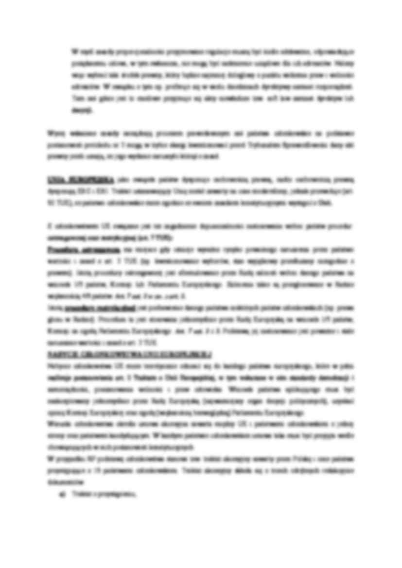 CHARAKTER PRAWNY UNII EUROPEJSKIEJ - zasady członkowstwa - strona 2