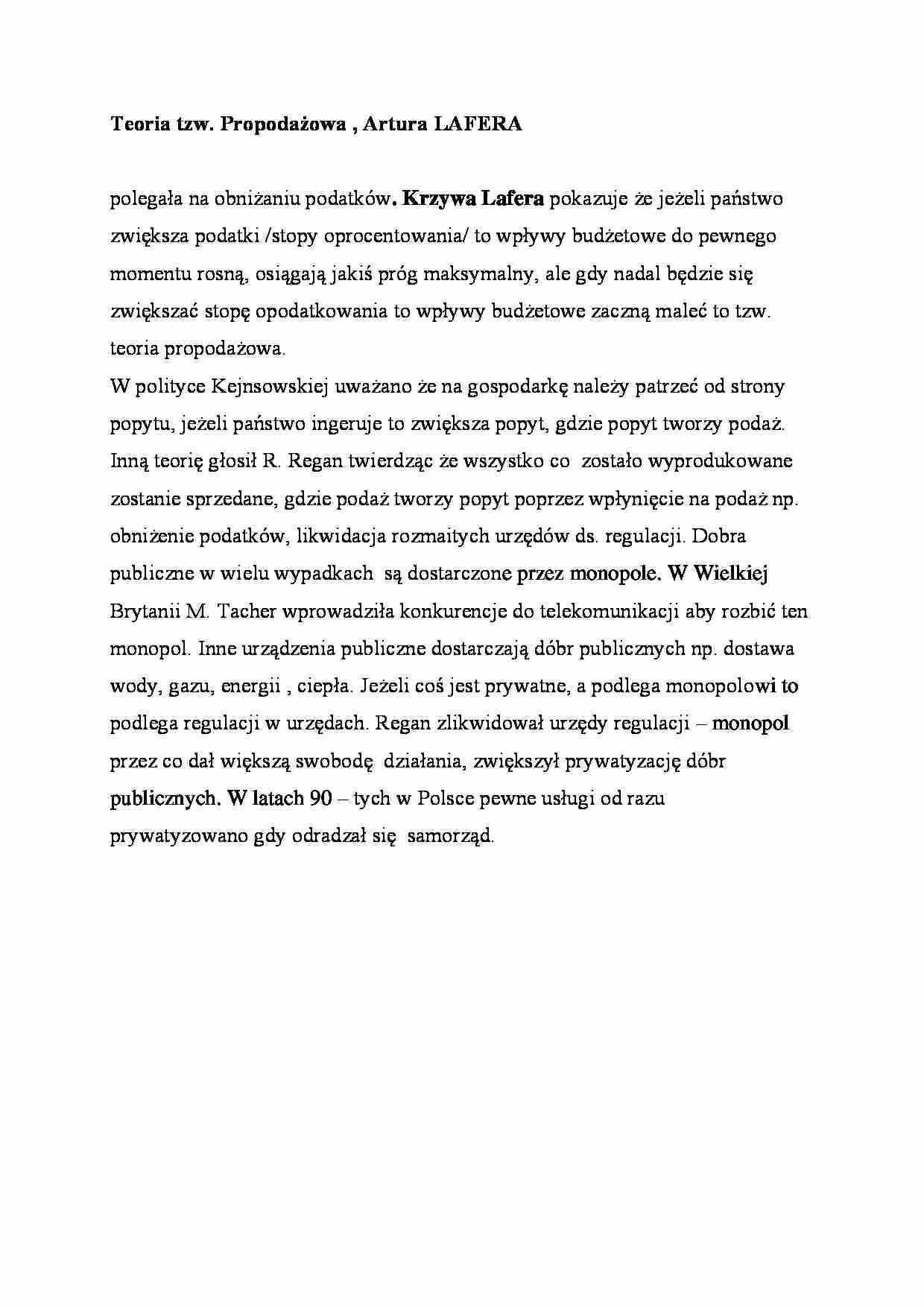 Teoria Lafera - strona 1