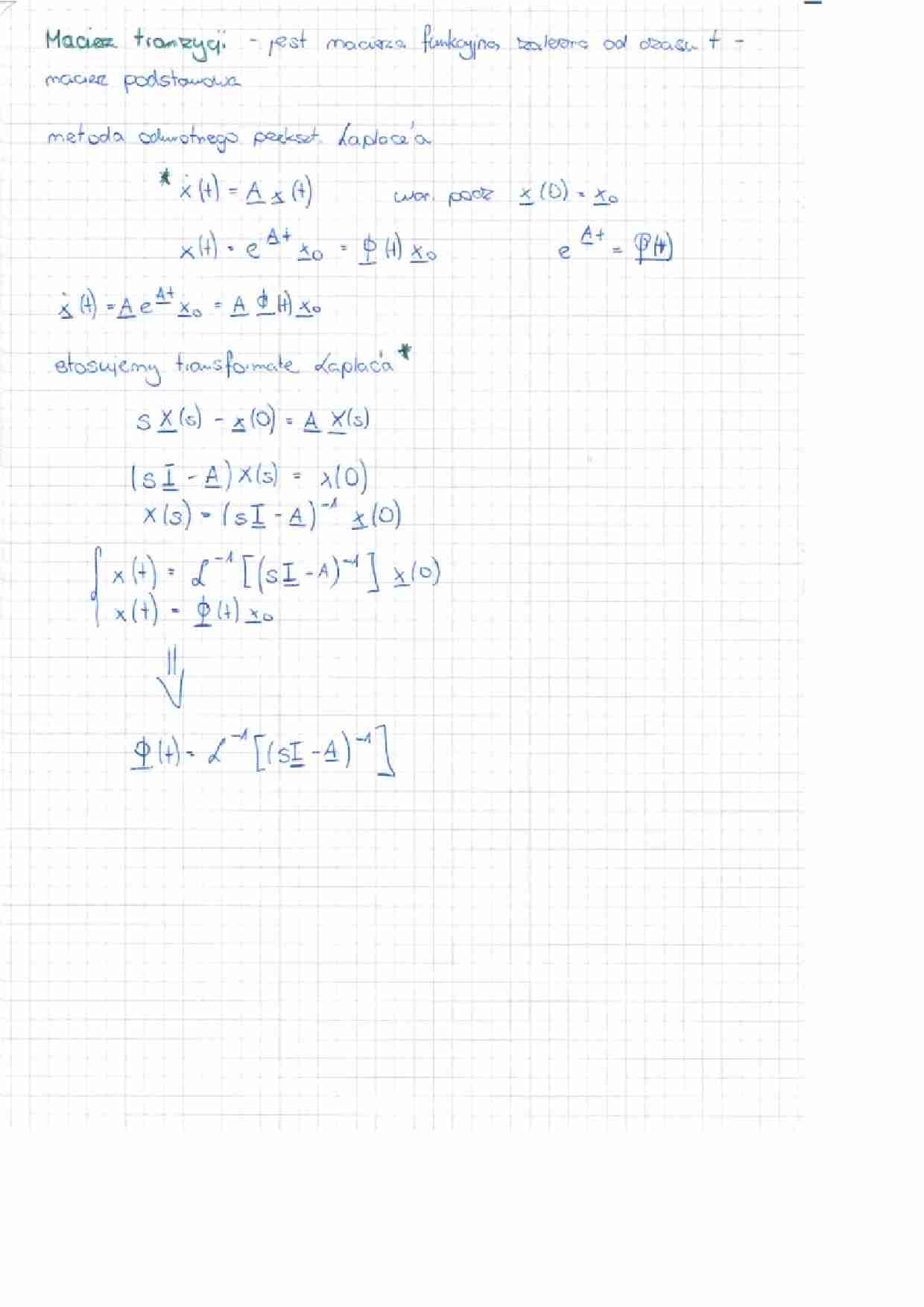Macierz tranzycji -zadania na egzamin - strona 1