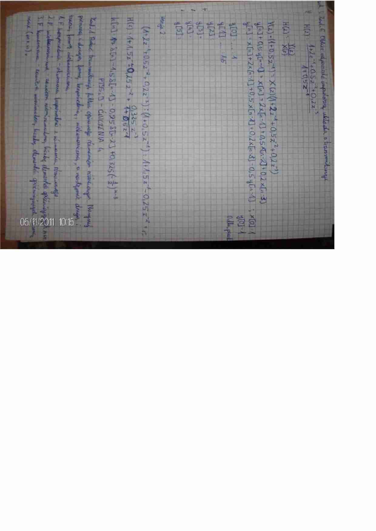 Zadanie z impulsową układu - strona 1