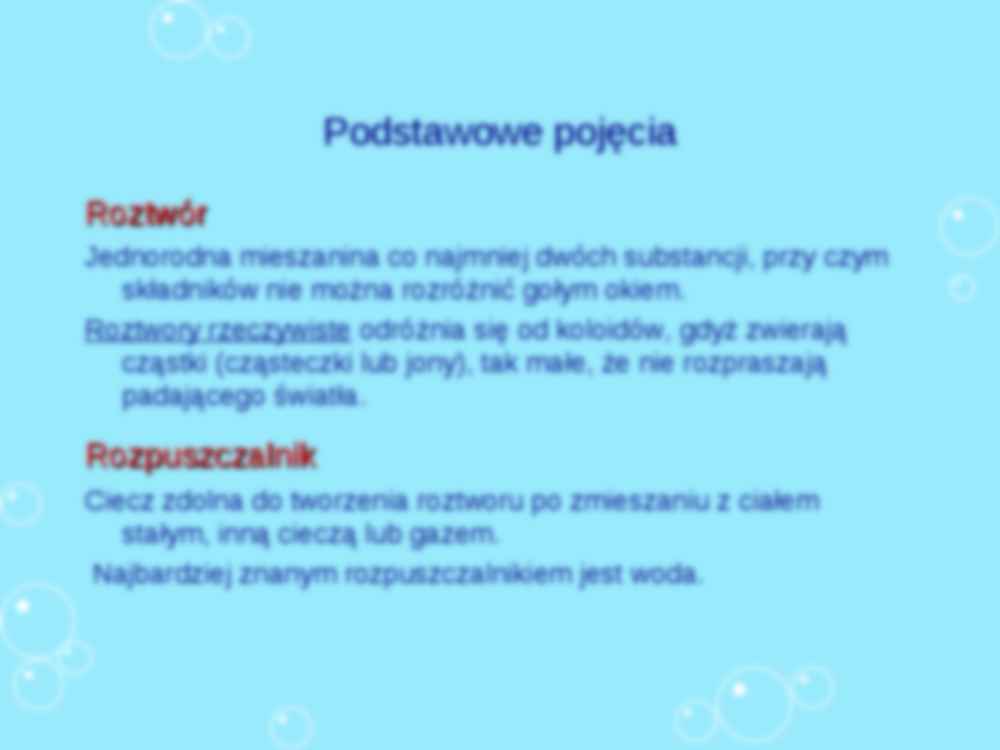 Stężenia procentowe roztworów  - strona 2