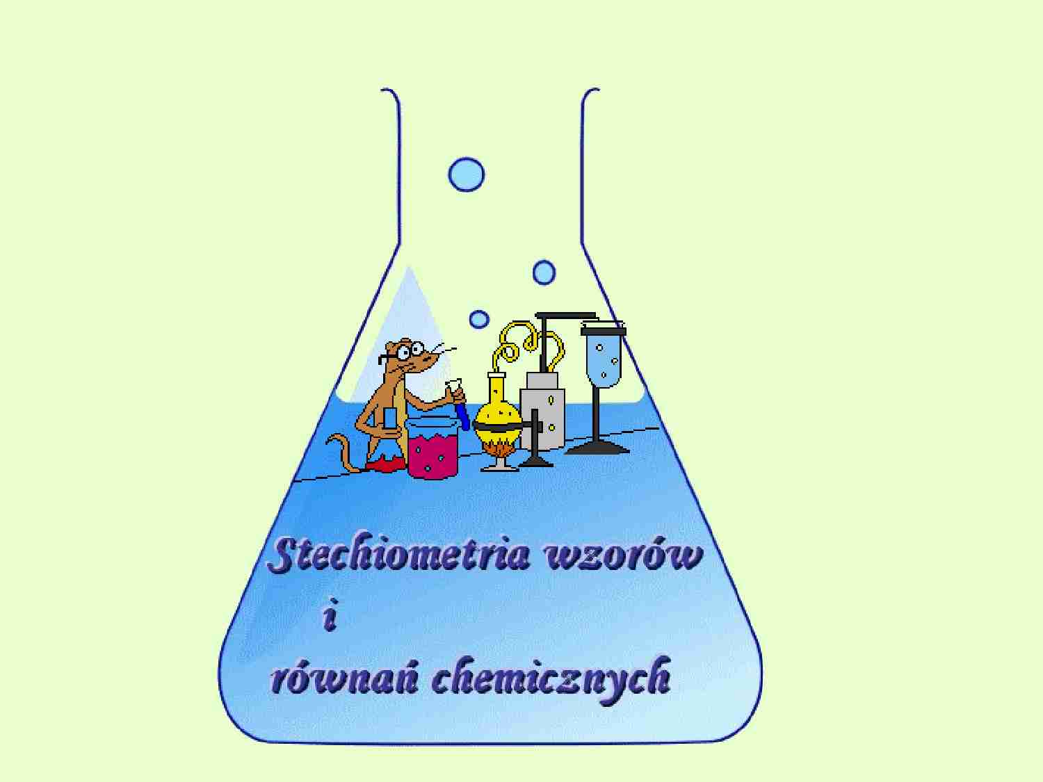 Stechiometria wzorów i równań chemicznych  - strona 1