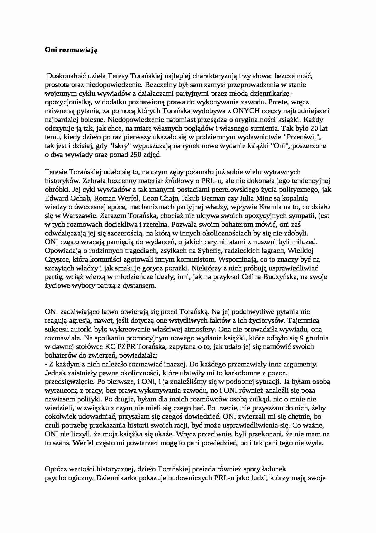 Literatura faktu i reportaże  - strona 1