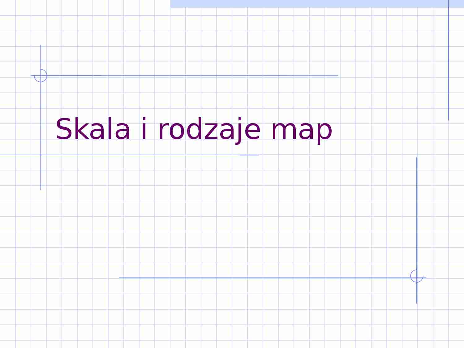 Skala i rodzaje map - strona 1