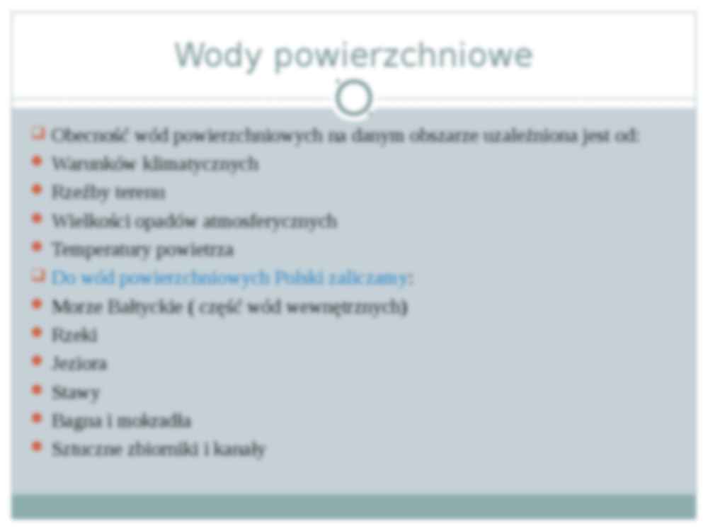 Wody powierzchniowe w Polsce - strona 2