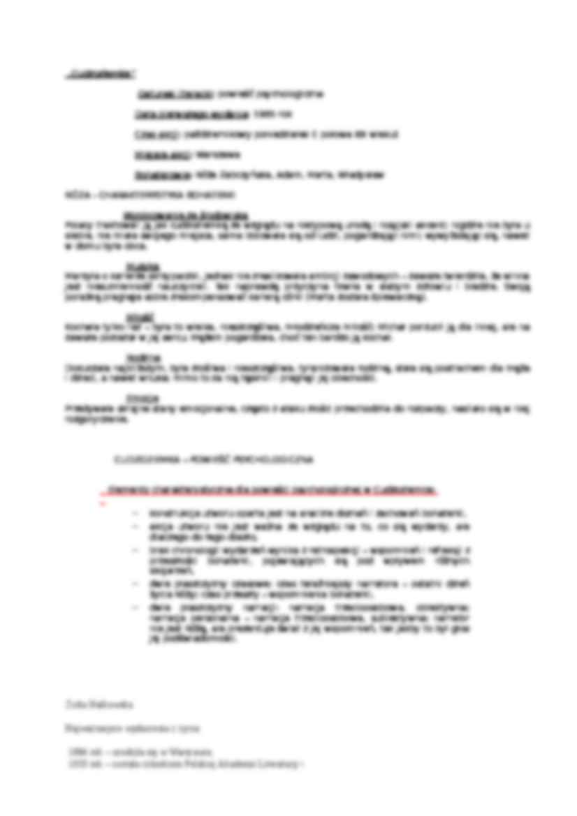 Proza psychologiczna w okresie międzywojennym - strona 2