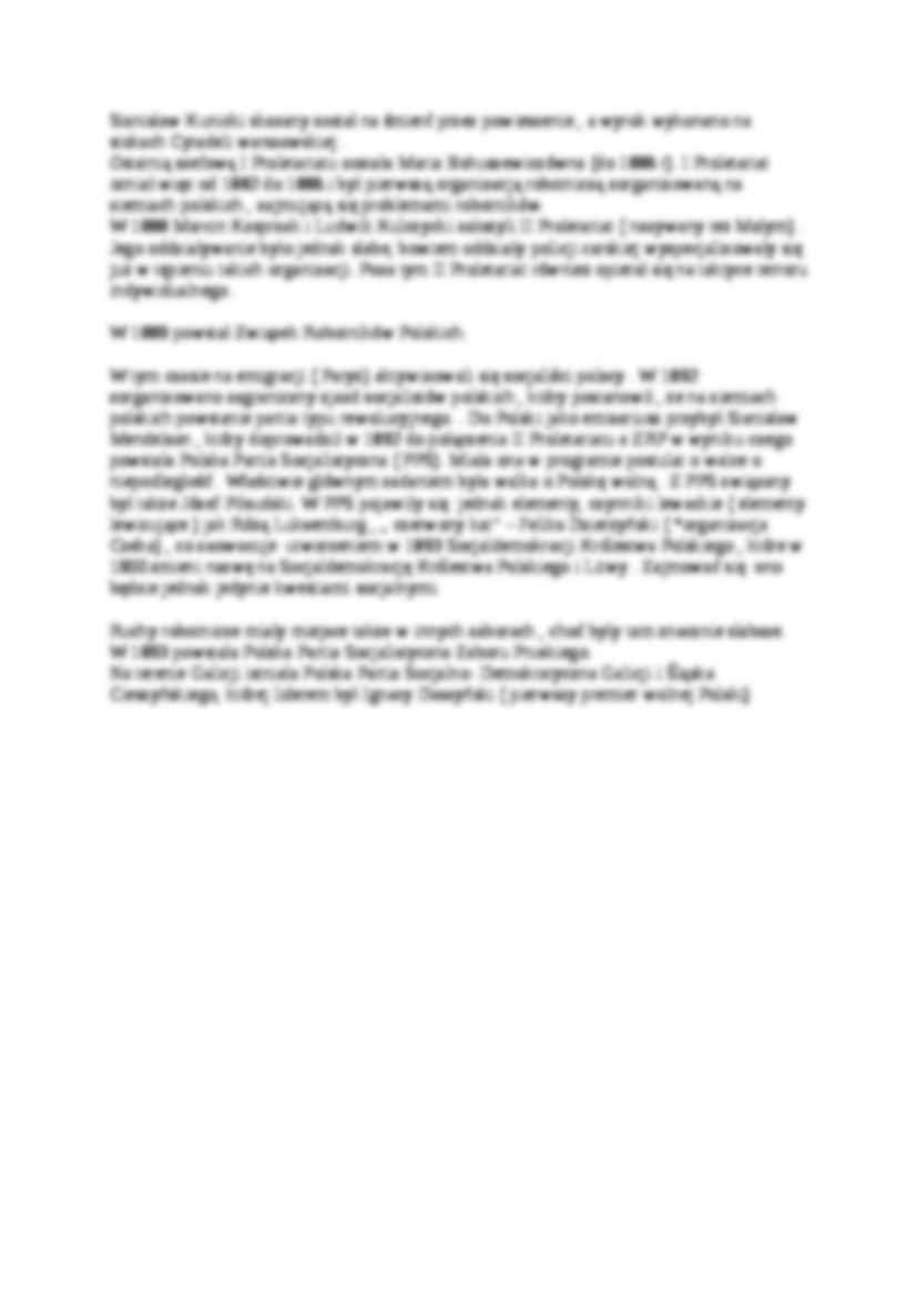 Narodziny ruchu robotniczego na ziemiach polskich - strona 2