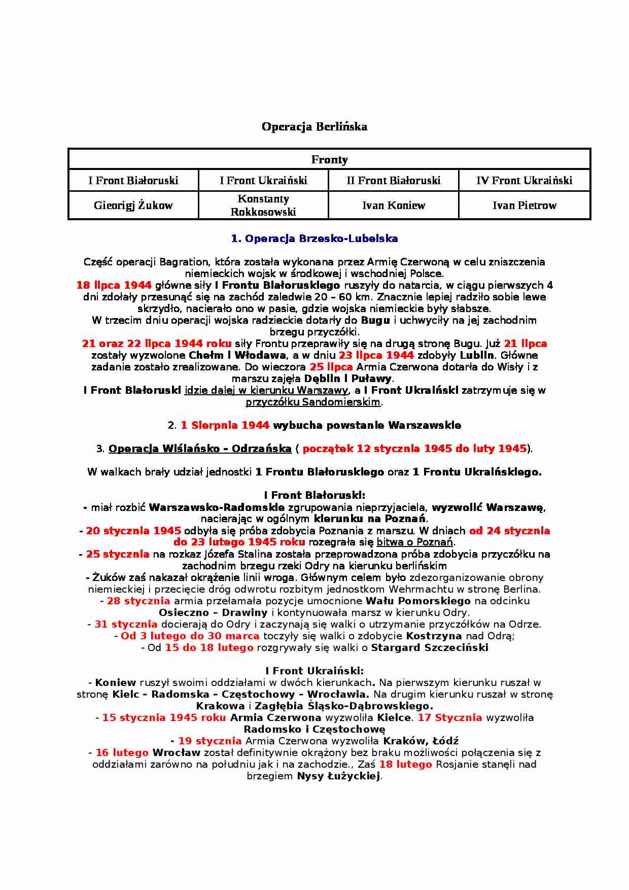 Operacja Berlińska - strona 1