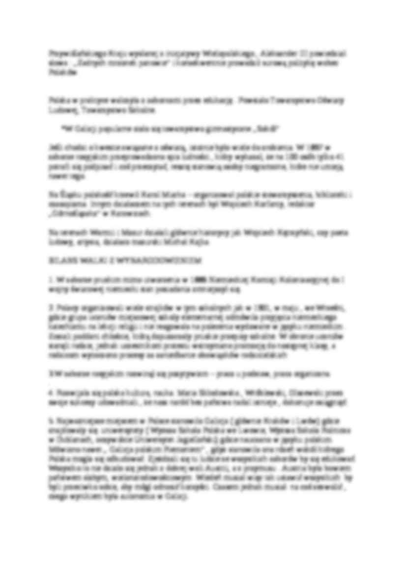 Postawa Polaków wobec germanizacji i rusyfikacji - strona 2