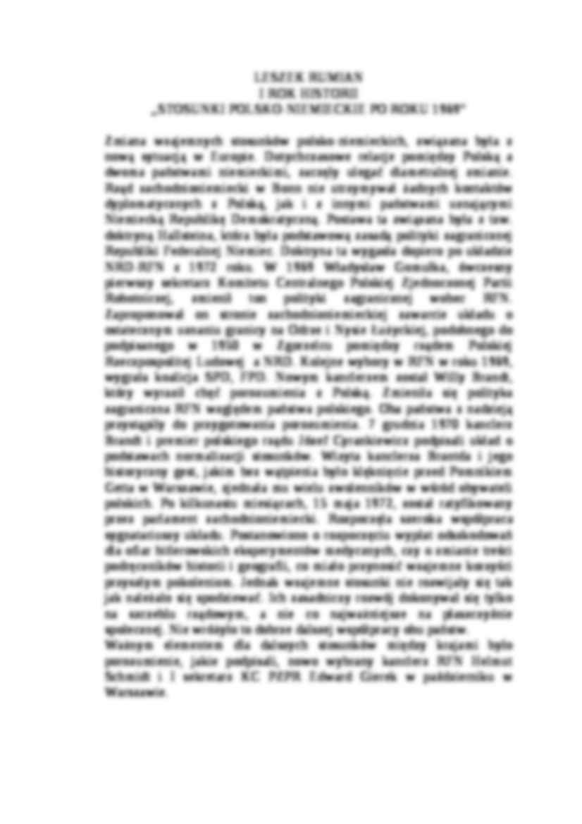 Stosunki polsko-niemiecki po roku 1969 - strona 2