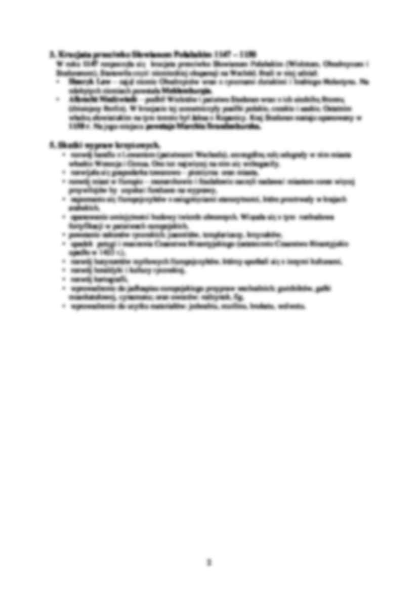 Wyprawy krzyżowe - przyczyny, przebieg, skutki - strona 2