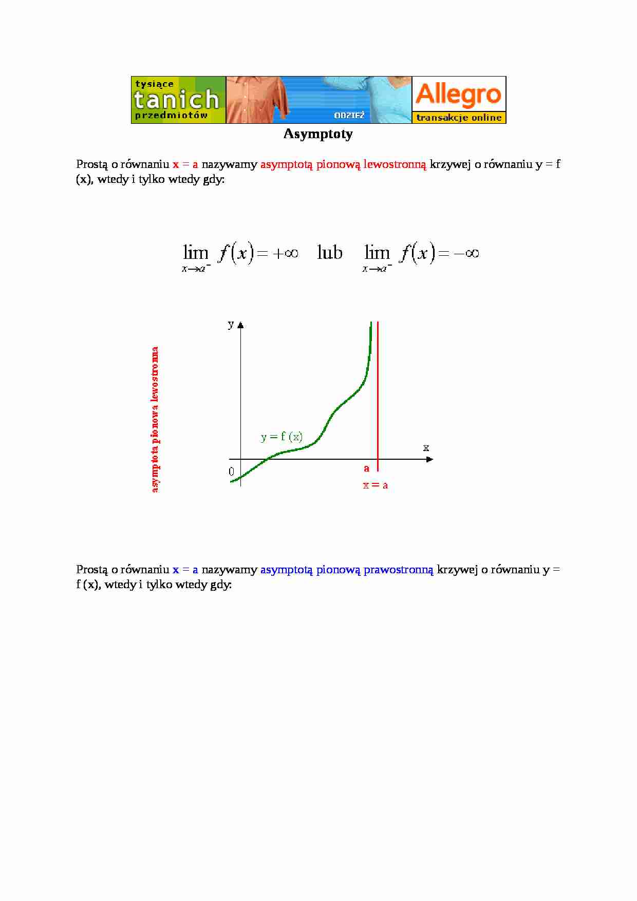 Asymptoty - strona 1