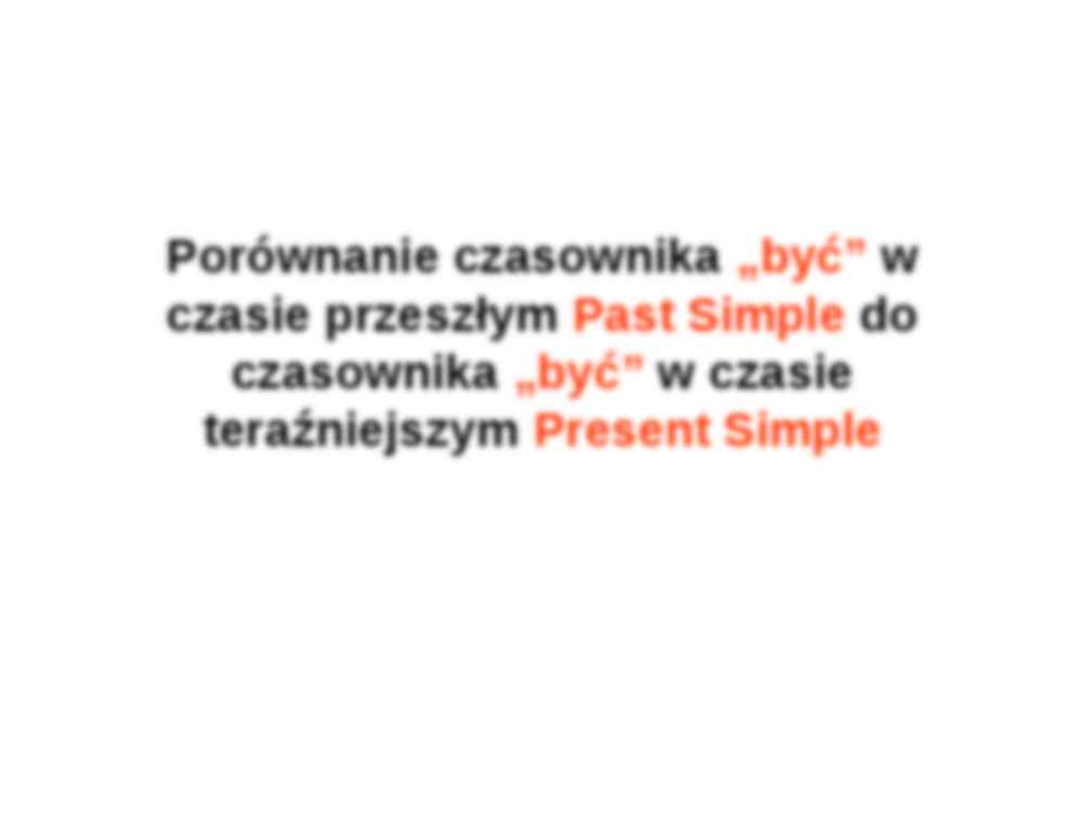 Past Simple - to be - strona 2