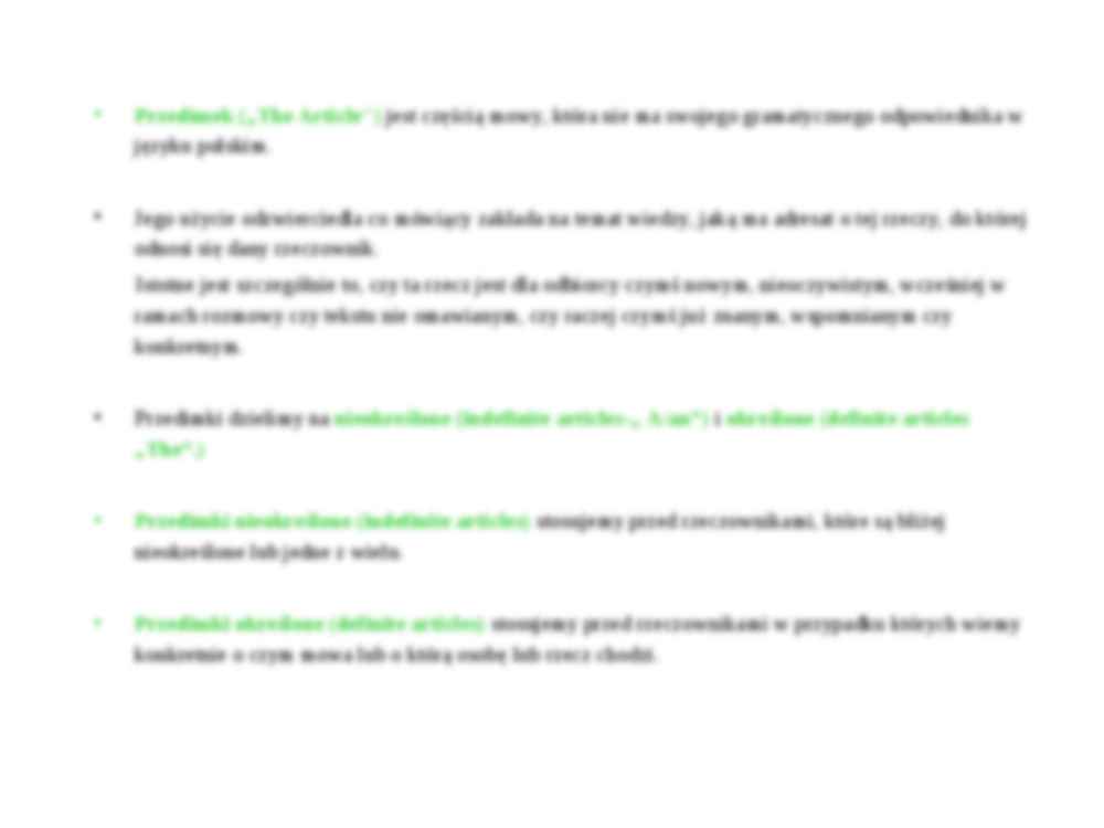 Język angielski: przedimki - strona 3