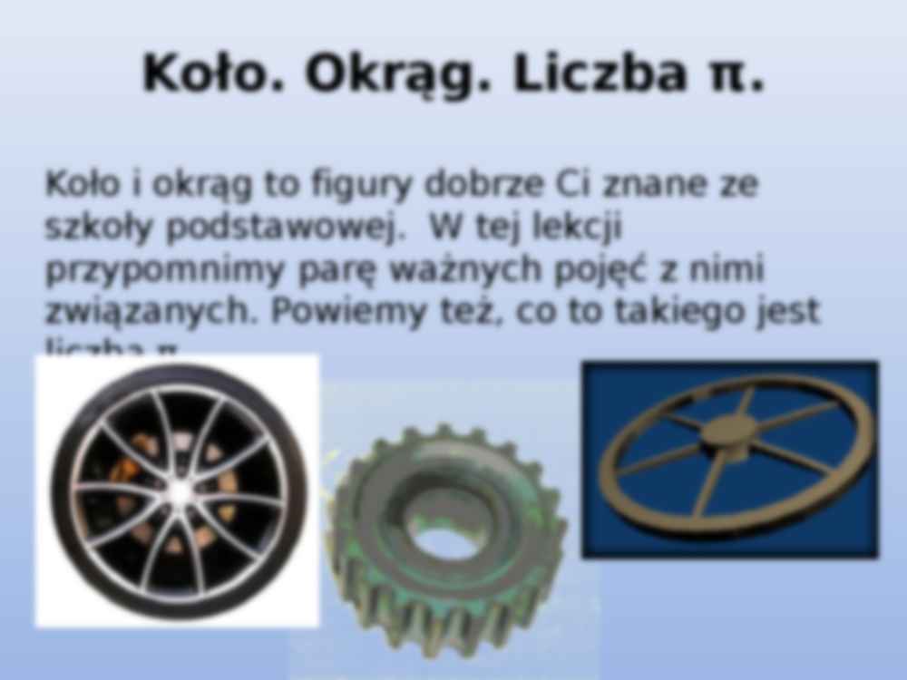 Koło, okrąg, liczba pi - strona 2