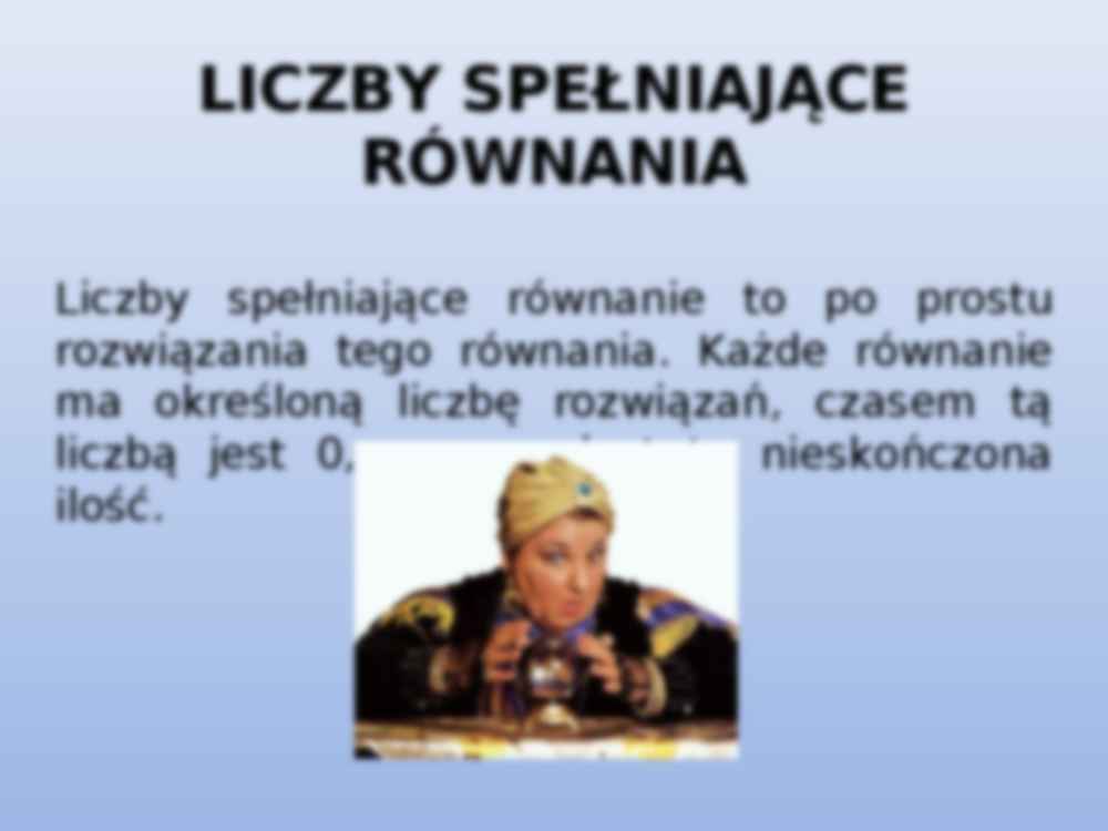 Liczby spełniające równania  - strona 2
