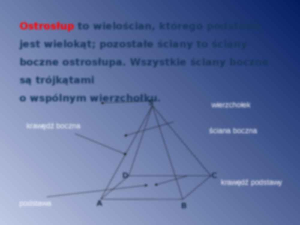 Ostrosłupy  - strona 2