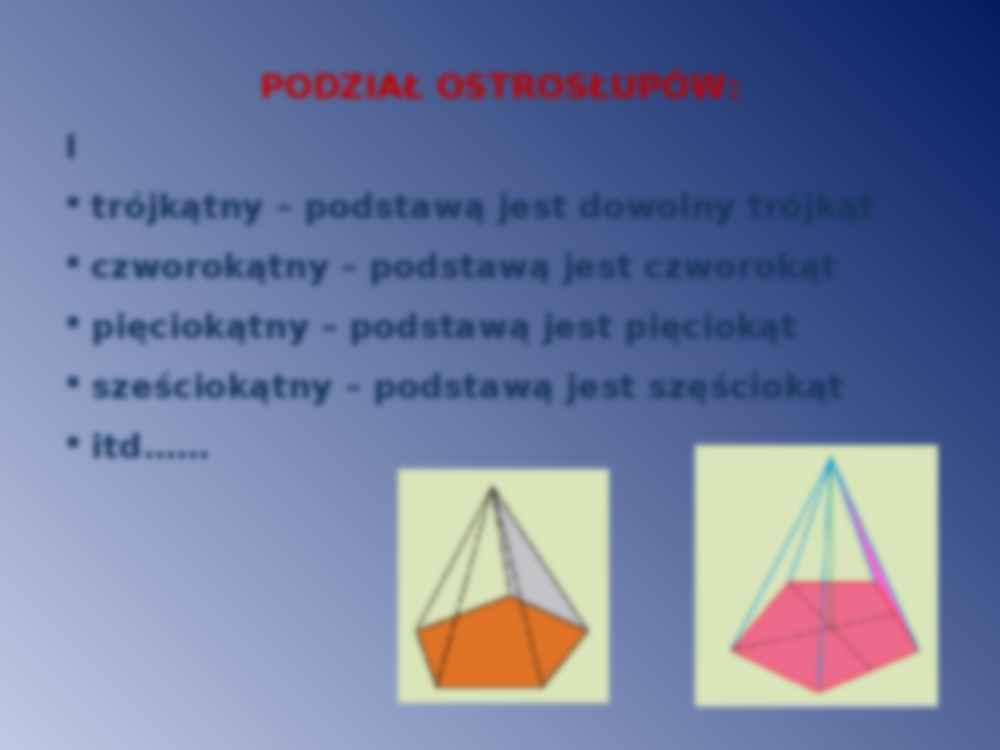 Ostrosłupy  - strona 3