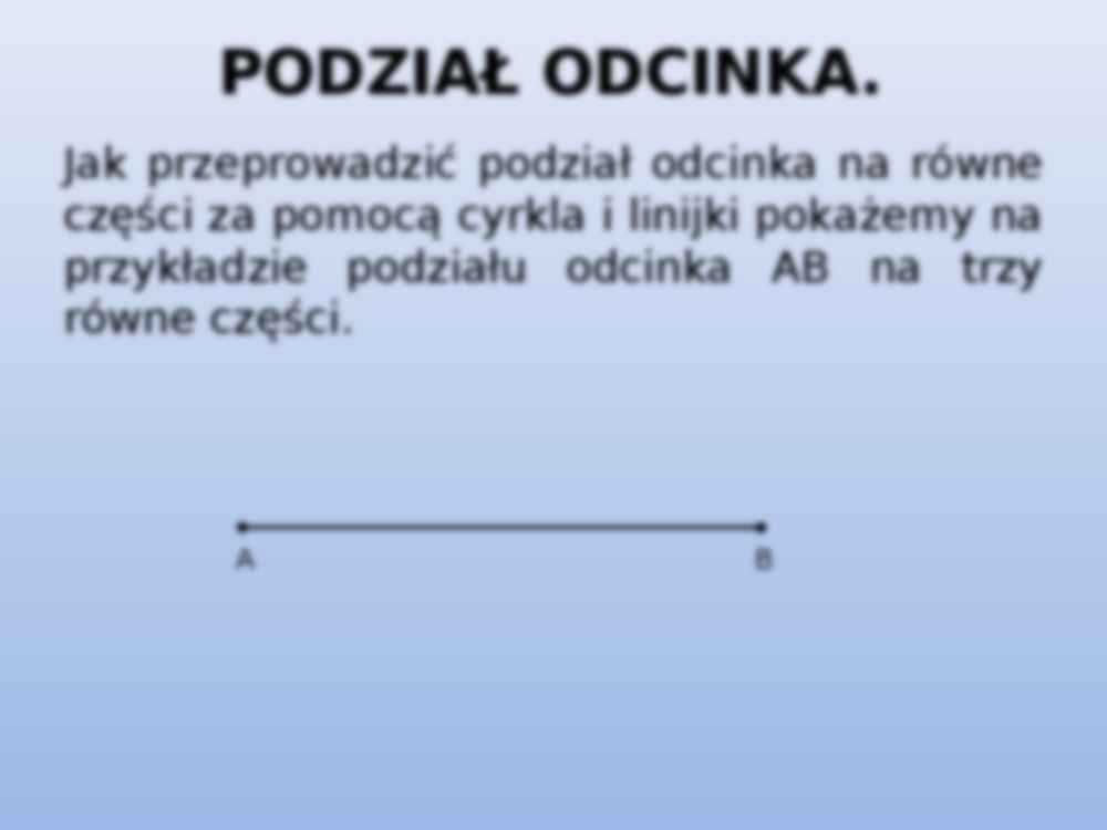 Podział odcinka - strona 3