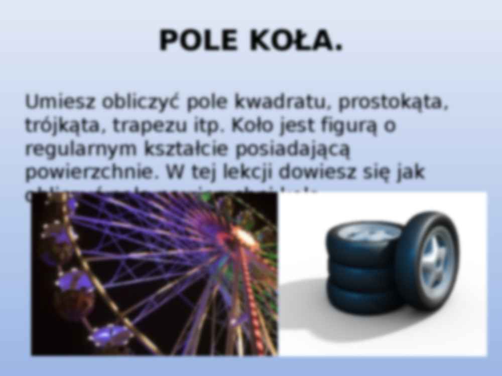 Pole koła - strona 2
