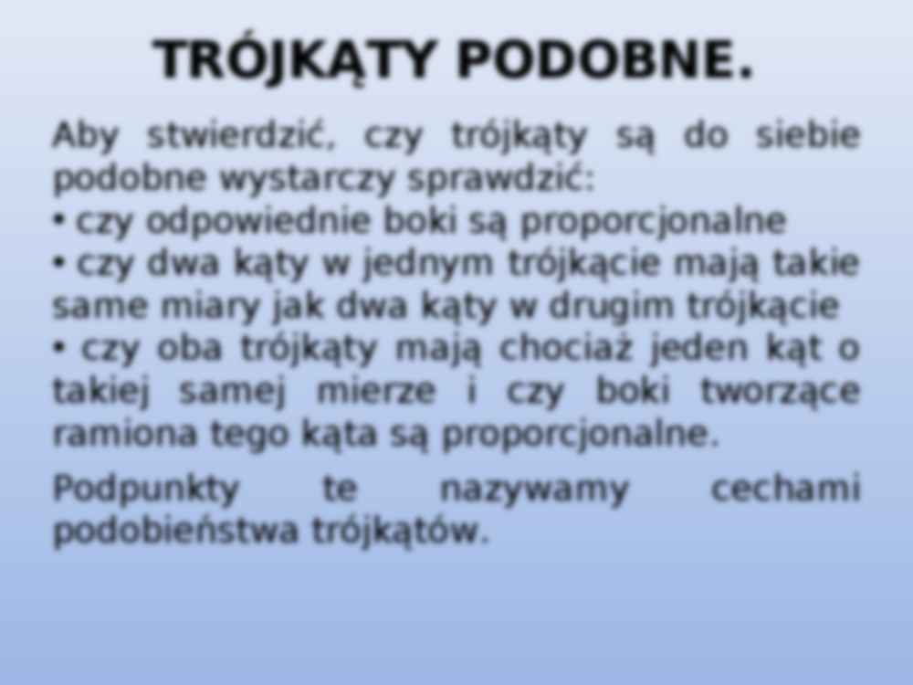Trójkąty podobne - strona 3