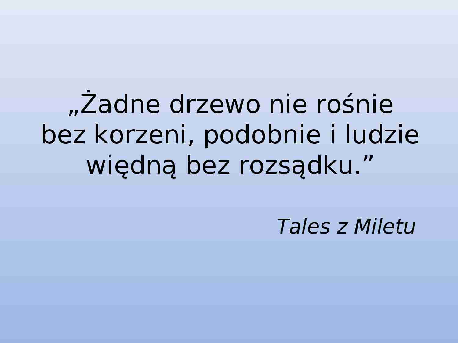 Twierdzenie odwrotne do twierdzenia Talesa - strona 1