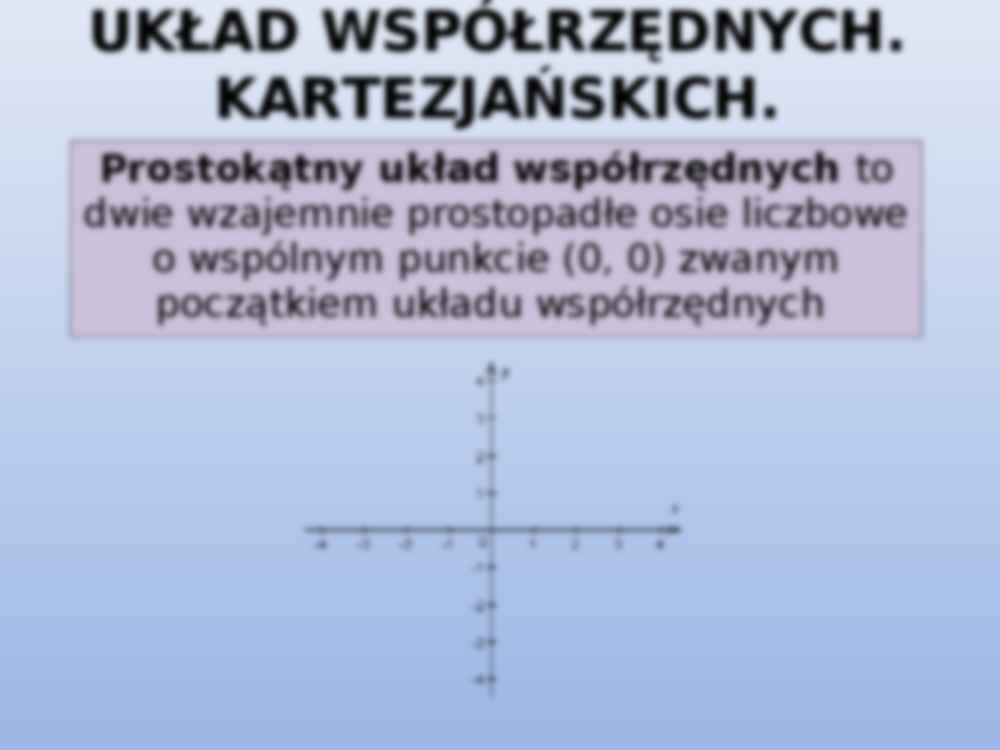 Układ współrzędnych  - strona 3