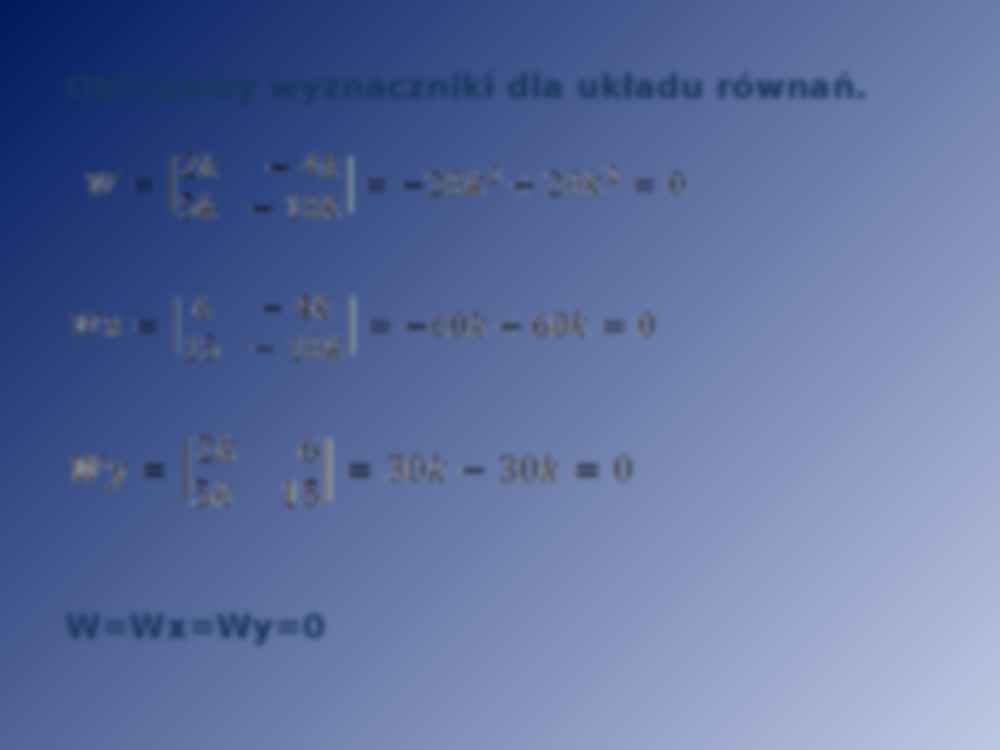 Układy równań liniowych z parametrem - strona 3