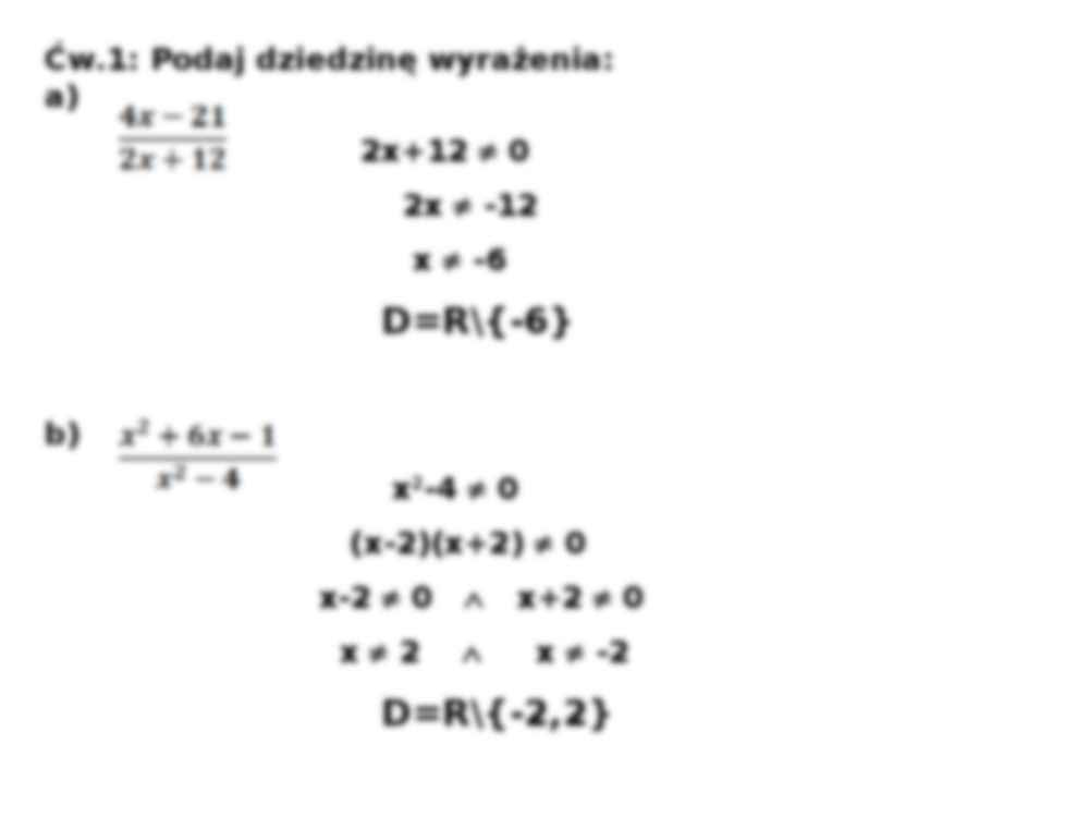 Wyrażenia wymierne - strona 2