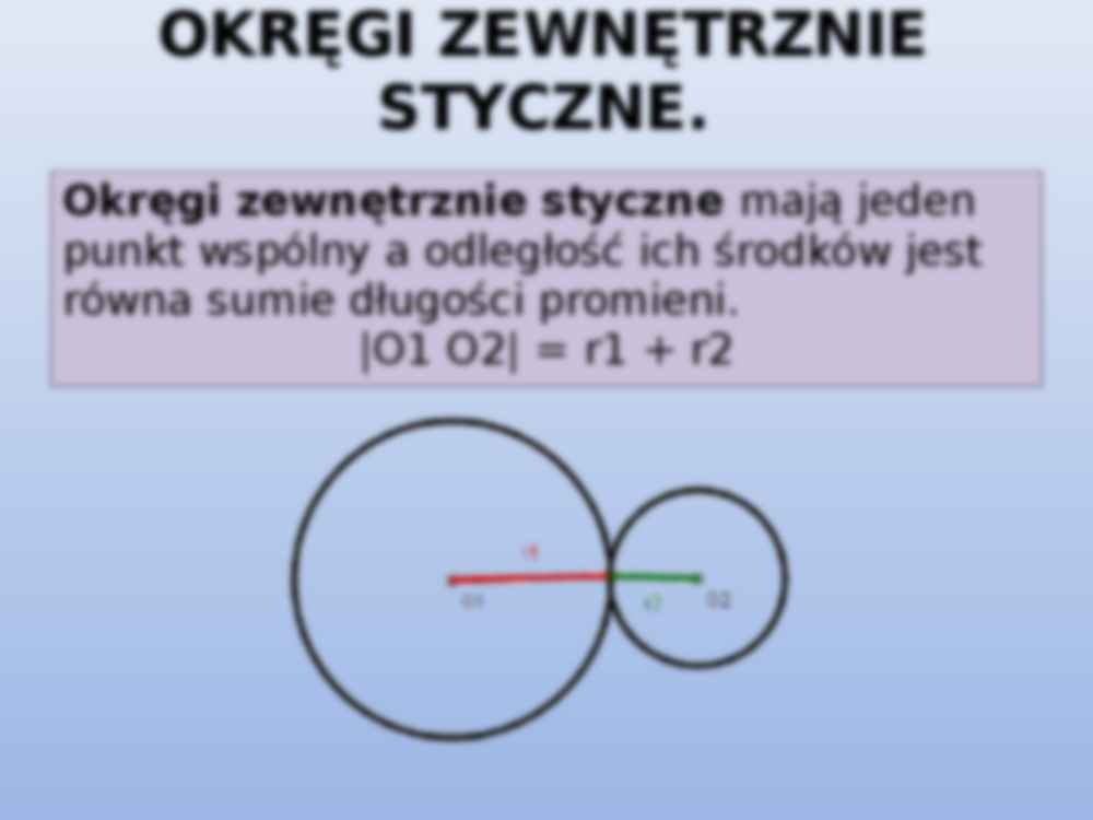 Wzajemne położenie dwóch okregów - strona 3