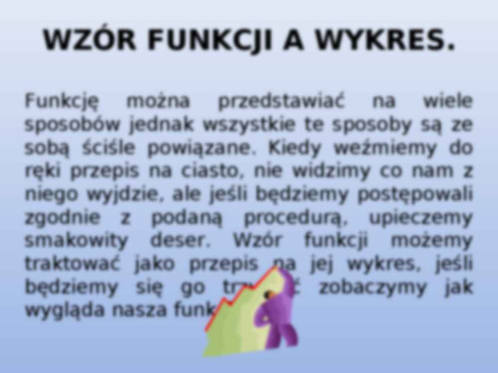 Wzór funkcji a wykres - strona 2