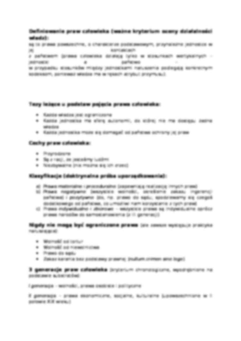 Ochrona praw człowieka - wykłady  - strona 3