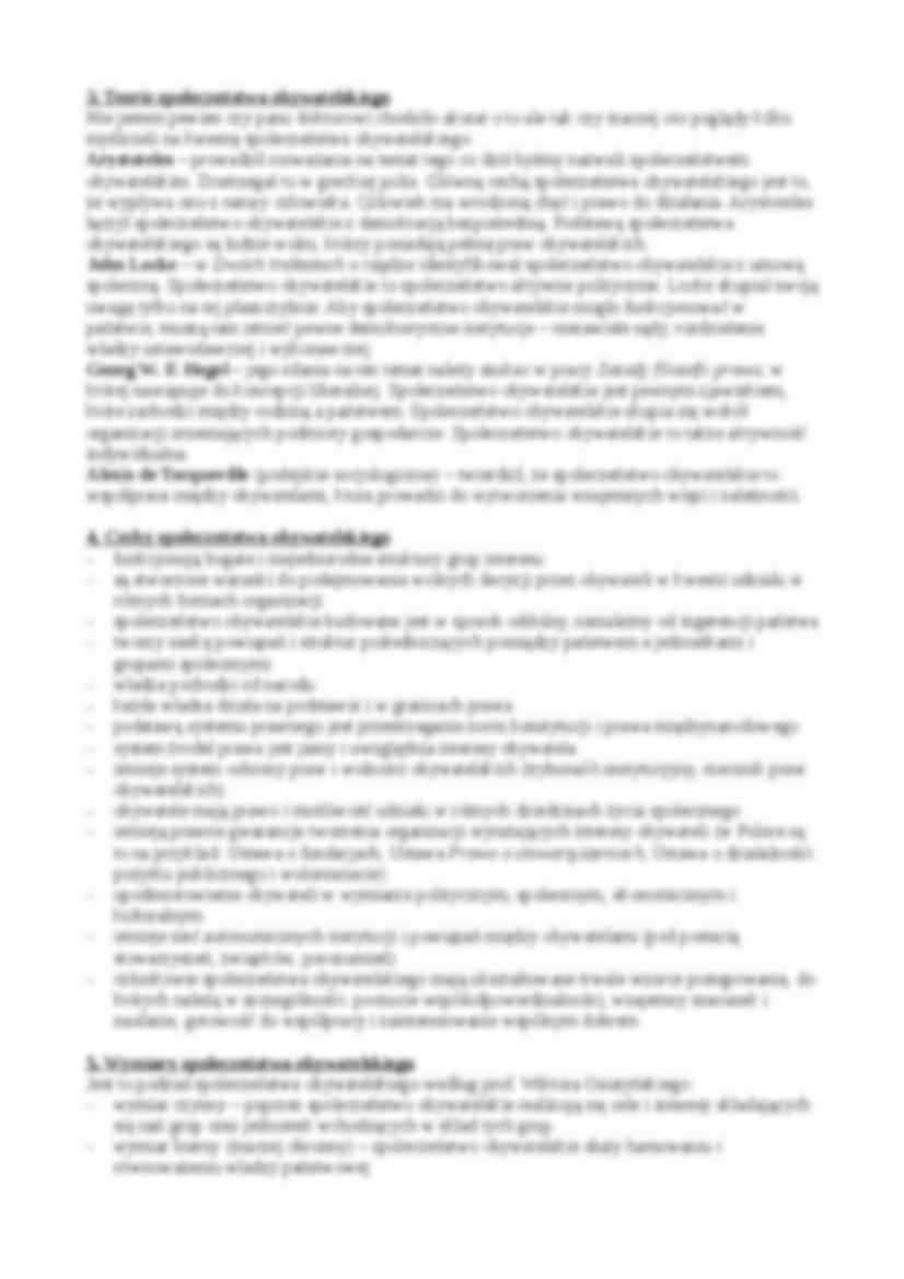 Społeczeństwo obywatelskie - opracowanie  - strona 2