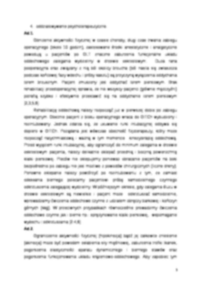 Standarty postępowania rehabilitacyjnego po przeszczepie wątroby  - strona 3