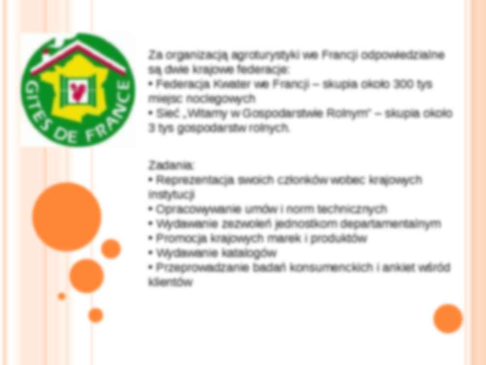 Prezentacja - Agroturystyka we Francji - strona 3