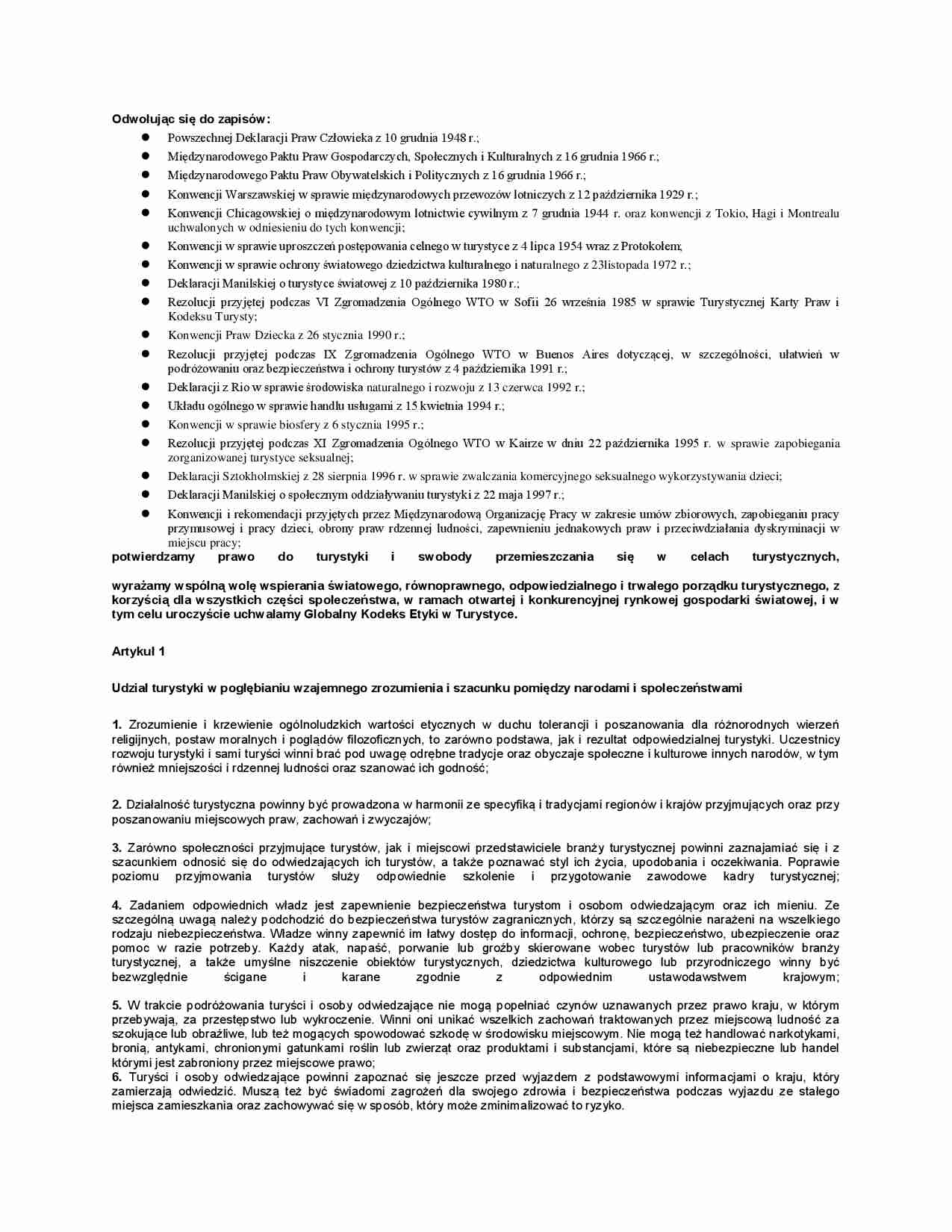Prawo do turystyki - strona 1
