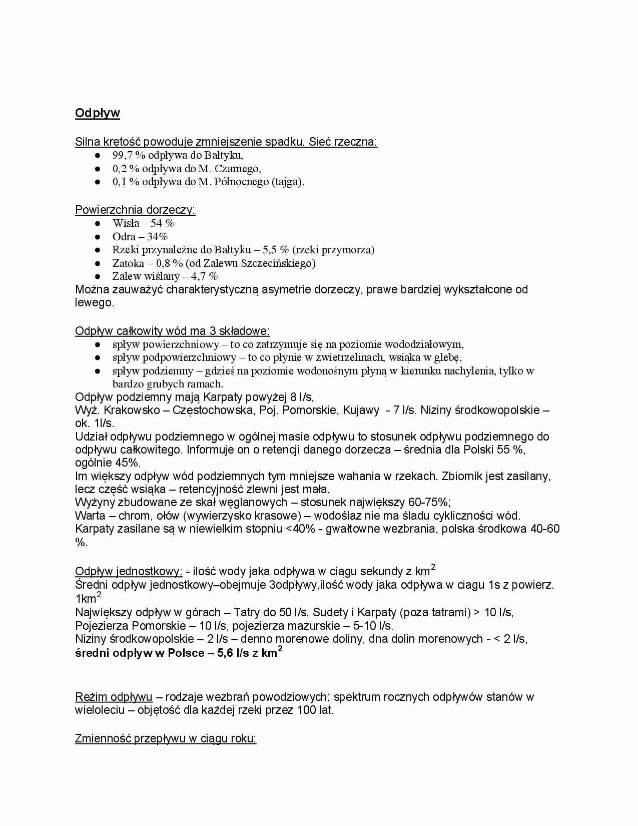 Sieć rzeczna w Polsce - strona 1