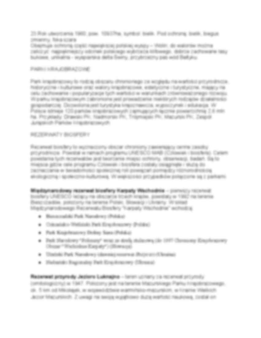 Formy ochrony przyrody w Polsce - strona 2