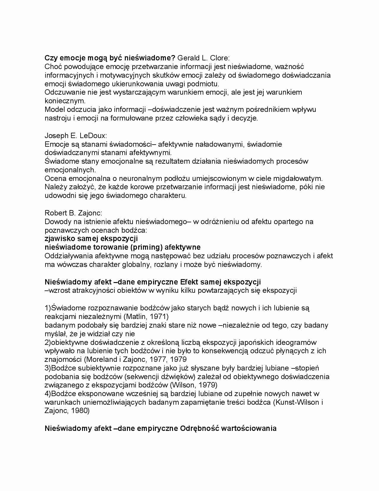Wykład o emocjach - strona 1