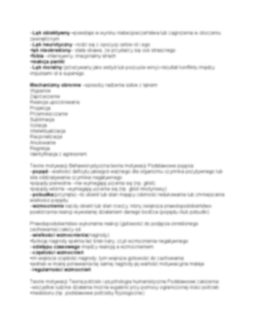 Teorie emocji i motywacji - strona 2