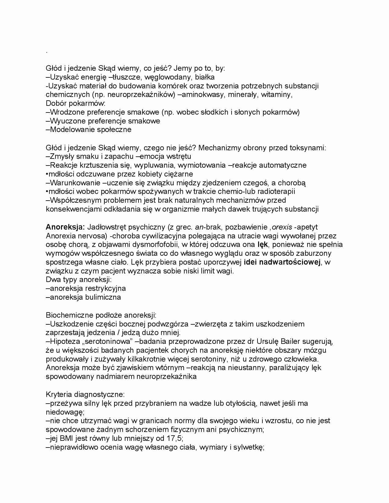 Emocjonalne podejście do jedzenia - strona 1