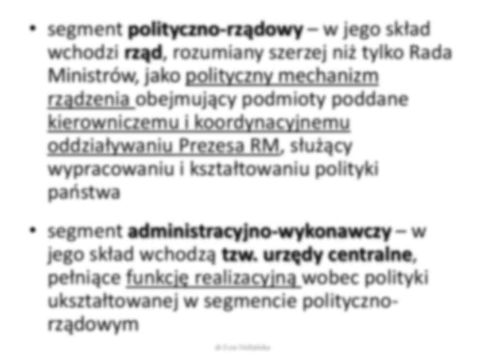 Administracja centralna - omówienie zagadnienia - strona 2