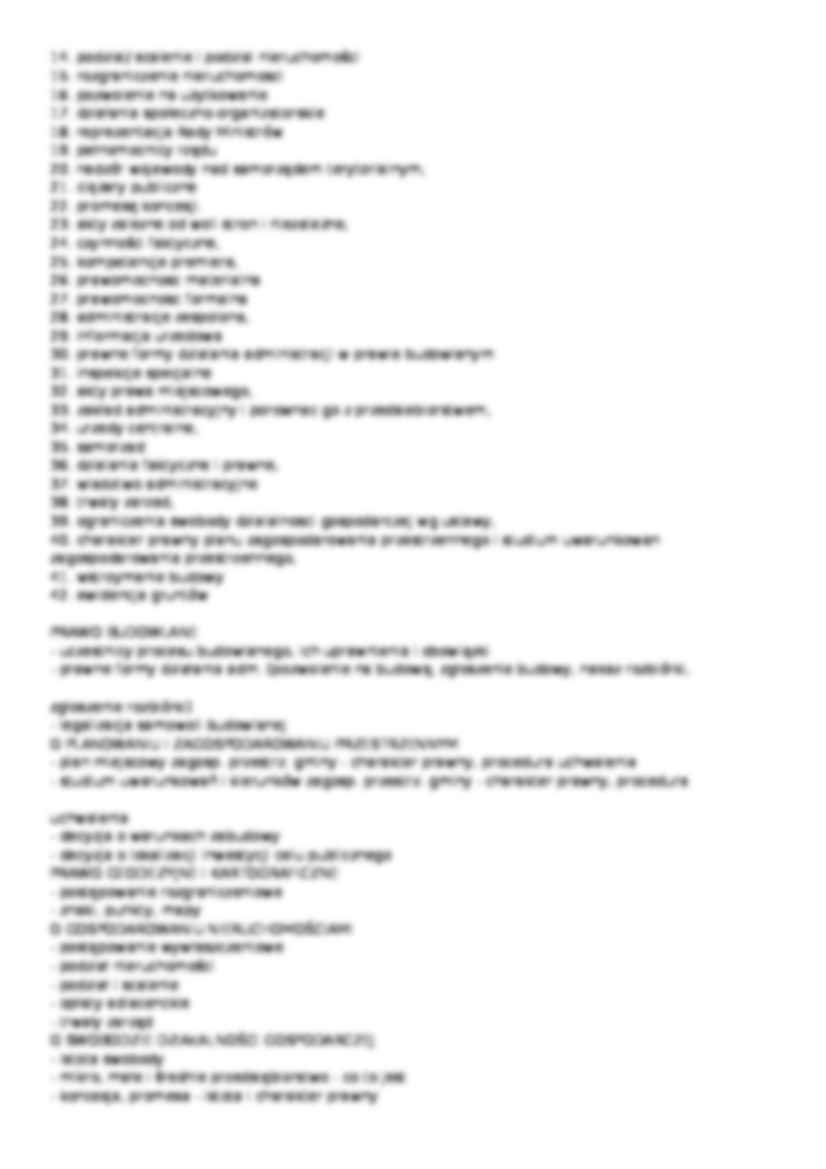 Prawo administracyjne - zagadnienia na egzamin - strona 2