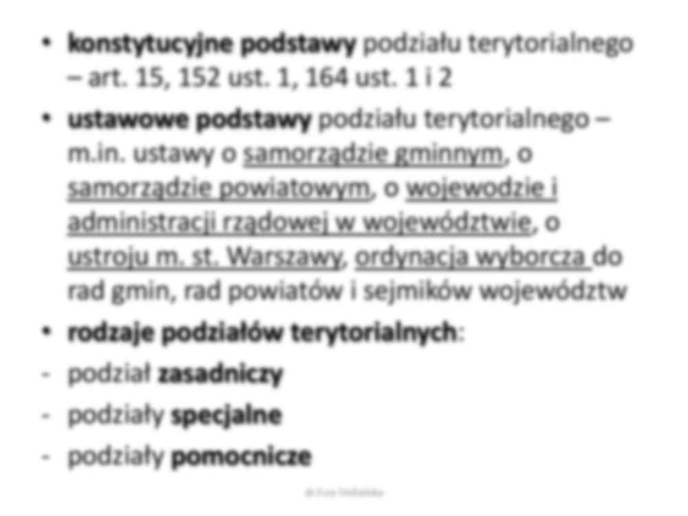 Podziały terytorialne - omówienie zagadnienia - strona 2
