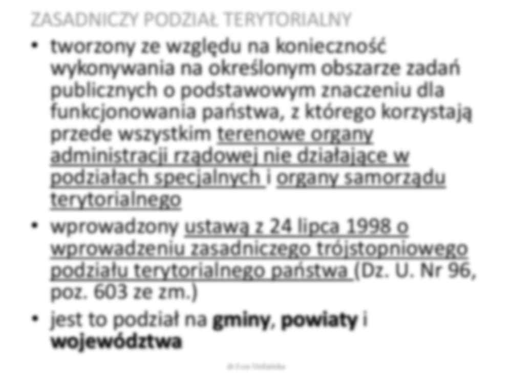 Podziały terytorialne - omówienie zagadnienia - strona 3