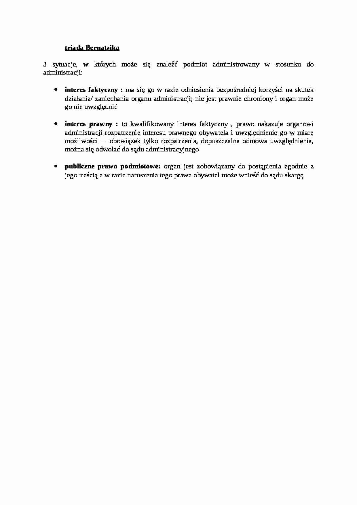 triada Bernatzika - omówienie zagadnienia - strona 1