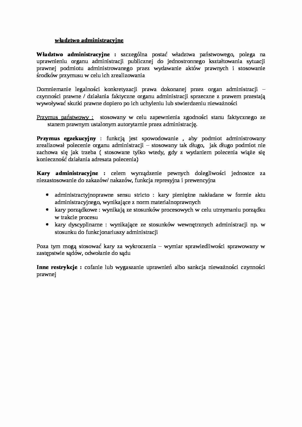 Władztwo administracyjne 2 - strona 1